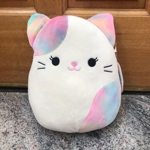 Squishmallow 8 Inch Risa Tie Dye Cat NWT